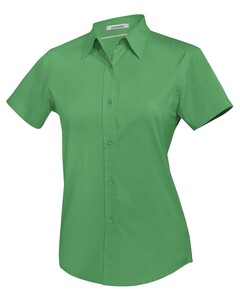 Ladies Short Sleeve Easy Care Shirt Green Coal Harbour L510 Green