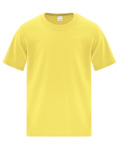 ATC Everyday Cotton Youth Tee Yellow The Authentic T-Shirt Company ATC1000Y Yellow