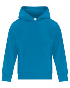 ATC Everyday Fleece Youth Hooded Sweatshirt Blue The Authentic T-Shirt Company ATCY2500 Blue