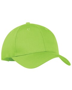 Mid Profile Twill Cap Green The Authentic T-Shirt Company C130 Green