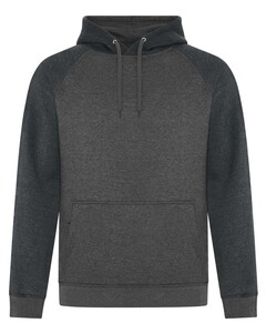 ATC ESActive® Vintage Two Tone Hooded Sweatshirt Gray The Authentic T-Shirt Company F2044 Gray
