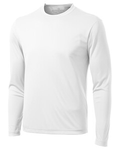 Bulk White Long Sleeve T-Shirts 