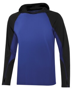 ATC Pro Team Long sleeve Hooded Tee Blue The Authentic T-Shirt Company S3533 Blue