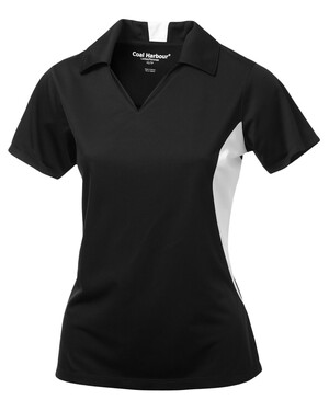 Snag Resistant Colour Block Ladies' Sport Shirt