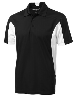 Snag Resistant Tricot Colour Block Sport Shirt