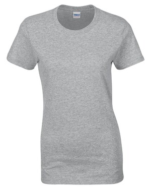 GILDAN Missy Fit Heavy Cotton T-Shirt - Heather Sapphire 5000L Women's Tee