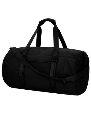 Matte Quilted Barrel Duffel 27L