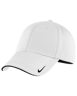 Nike Unisex Golf Dri-Fit Swoosh Mesh Back Cap Hat Black/White Size  Medium/Large for sale online