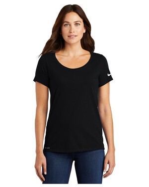 Dri-Fit Cotton/Poly Scoop Neck Ladies' Tee
