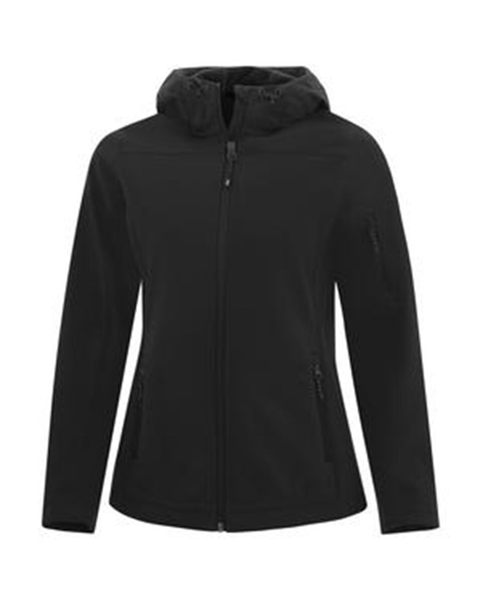 Coal Harbour L7605 Essential Hooded Soft Shell Ladies' Jacket ...