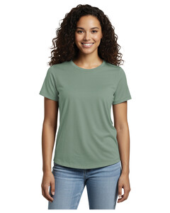 Allmade AL2108CA 100% Cotton-Women Organic Cotton Scoop Tee 100% Cotton