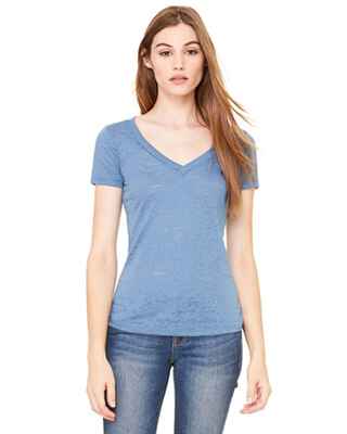 Style & Co Women's Burnout V-Neck T-Shirt, Created for Macy's - Macy's