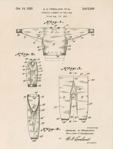 champion hoodie patent 1952