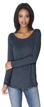 Next Level Apparel 6731 Women's Tri-Blend Long-Sleeve Scoop T-Shirt